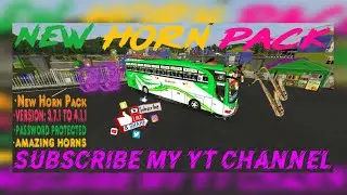Indian DJ type horn pack bussid ।। all version provide ।।#subscribemychannel #like #share #comment