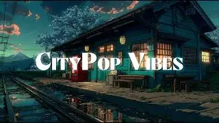 Retro City Pop Sunset 🌇 Chill Beats & Nostalgic Japanese Town Scenery | 80s Urban Vibes