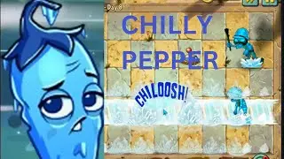 OFFICIAL GAMEPLAY OF |CHILLY PEPPER| IN PLANTS VS ZOMBIES 2 NEW  VERSION 10.1.1 @8bpwitharqum