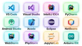 Every IDE Explained in 8 Minutes | VS Code | Visual Studio | IntelliJ IDEA | PyCharm, Android Studio