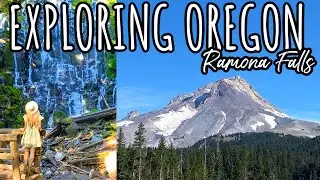 EXPLORING OREGON 🚐 Beautiful Waterfall Hike 🏔MOUNT HOOD - EPISODE 94
