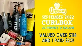 UNBOXING CurlBox SEPTEMBER 2022 | Was it worth the $25???