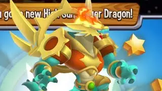 Upgrading The new High Sunbringer Dragon in dragon city