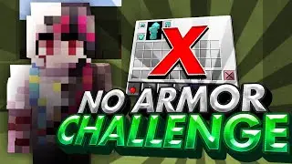 NO ARMOR CHALLENGE In Hive Skywars (Minecraft Bedrock Edition)