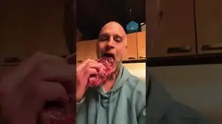 Raw grass fed ribeye, ￼ raw unsalted butter, and raw milk