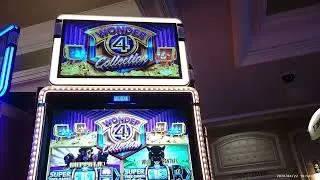 New WONDER 4 COLLECTION slot machine w/ bonus games - Buffalo, Fire Light, Pompeii, Black Panther