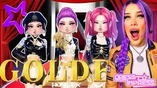 DRESS TO IMPRESS aber als HUNTRIX 😳 (Kpop Demon Hunters)