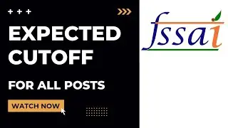 FSSAI cut off 2022 II FSSAI Assistant cut off II TO & CFSO cut off 2022