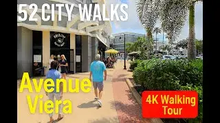 4K Walk at The Avenue Viera | Outdoor Mall Tour in Viera, Florida
