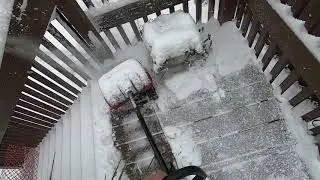 EZ Deck Snow Removal - Rechargeable!