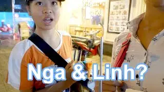 Where's Linh? Helping Poor & Meeting Garbage Pickers @ Ben Thanh Night Market HCM Saigon Vietnam
