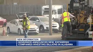 Governor announces new, expanding companies investing billions in Alabama