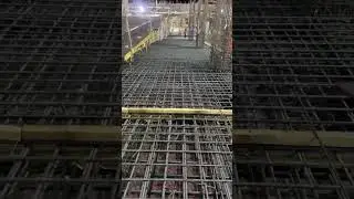 Steel Reinforcement For Parking Ramp.#shortvideo #youtubeshorts