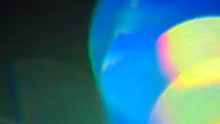 Defocused twinkling bright color spectrum lights macro 2