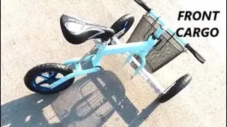 WORLD PATENT NOVELTY  Front cargo trike self side shift cargo in cornering prevented turn incidents