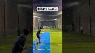 Cricket Bowler Inswing Balls Over 🎯 Classic Swing Bowling Gets Batsman Bowled 🏏 #cricket #shorts