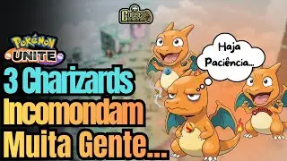 O Mega Charizard Y Incomoda Muita Gente! Com o Meg Zard X e Zard Comum, Muito Mais! Pokemon Unite