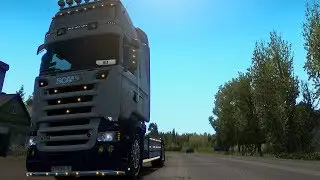 ETS2-Christmas Gifts delivery Event 2018 & Scania V8 truck
