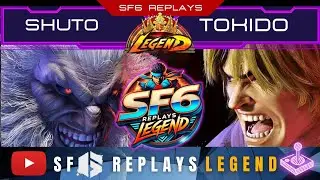 SF6 - SHUTO (AKUMA) VS TOKIDO (KEN) - SF6 REPLAYS LEGEND