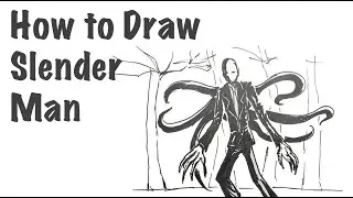 How to Draw Slender Man