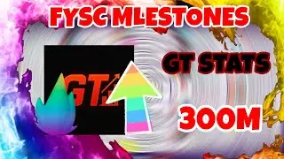 G T Stats hits 300M (3K) Subscribers! 🌈🛸🔥