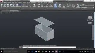 AUTOCAD  tank(hollow box)