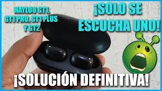 Como SINCRONIZAR (Re-emparejar) los HAYLOU GT1 | SOLO SE ESCUCHA UN AUDÍFONO | MovilDroides