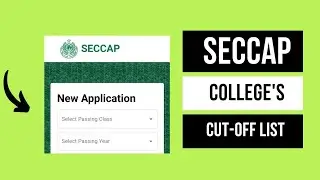 SECCAP Cut-off List 2023-24 | Claim Form Date | Selected college mein name nhi Aya | @CSC1232