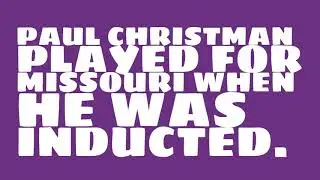 Who did Paul Christman play for?