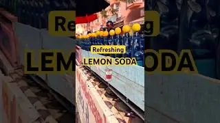 Best Fresh Refreshing LEMON SODA 🍋 #shorts #india #streetfood #soda