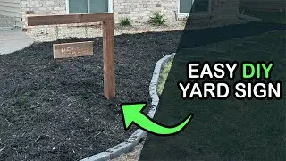 Easy DIY Yard Sign