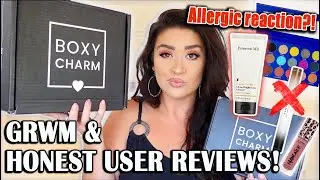 October 2021 Boxycharm Paid-For Boxes VS PR | BASE & PREMIUM - Did I Have an ALLERGIC REACTION?!