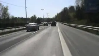 In RushTRAFFIC with HARLEY DAVIDSON Sportster 1200- CLEAN motor sound