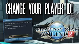PSO2 - Changing PLAYER ID