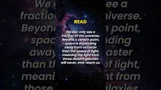 The Lost Galaxies Beyond Our Reach 🌌 #shorts  #space #astronomy #astrophysics