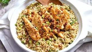 Easy Muscle Building Recipe Grilled Chicken with quinoa