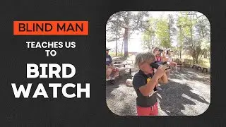 Blind man teaches us to bird watch, Estes Park, Unschooling, Full time RV living with kids