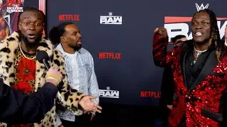 WWE RAW: Kofi Kingston & Xavier Woods Start Red Carpet Brawl at Netflix Premiere