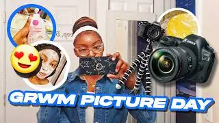 GRWM for Picture Day 📸✨Skincare, Camera Setup & Real Prep Vibes || Just Sharon
