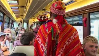 Cultural show, Inca Rail Train, Aguas Calientes to Ollantaytambo, Per&uacute; [20251119]