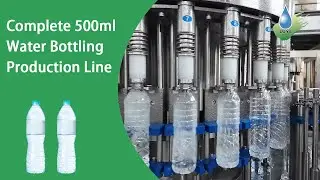 500ML Complete Water Bottling Production Line System, Water Filling Machine, Luye Machinery