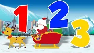 Learn Numbers | Santa for Kids | Count 1 to 10 | Video for Children and Babies