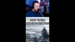 HOW TO KILL ROM IN 30 SECONDS | Bloodborne #Shorts
