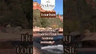 How many tourists visit Sedona annually?