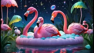 O Flamingo Calmo Ficou em P&eacute; Sobre um Dedo | Rimas e Can&ccedil;&otilde;es para Crian&ccedil;as