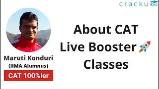 About CAT Live Booster🚀 Classes