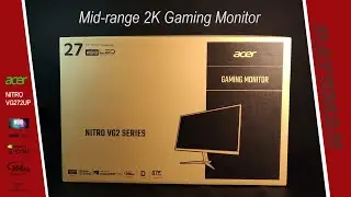 acer Nitro VG272UP Gaming Monitor Unboxing - IPS 2K WQHD 144Hz