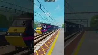 Stepford Express HST Passing Starryloch at full Speed #shorts (#scr)