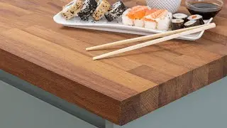 Solid Iroko Worktop
