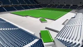 StadiaPitch - Transforms a stadium sports field to a concert floor in hours.